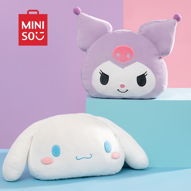 [พร้อมส่ง] Miniso * Sanrio Kuromi Cinnamon Dog หมอนตุ๊กตานุ่ม ของเล่น ของขวัญ สําหรับเด็กผู้หญิง