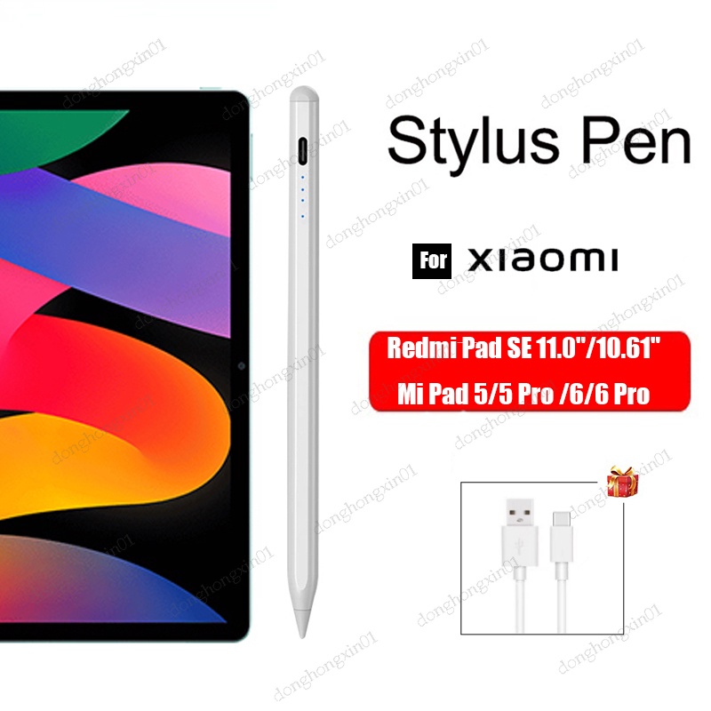 ปากกาสไตลัส สําหรับ Xiaomi Redmi Pad SE 11.0 นิ้ว 10.61 นิ้ว Mi Pad 6 Max Mi Pad 5 Pro 12.4 Mi Pad 5/5 Pro 6/6 Pro