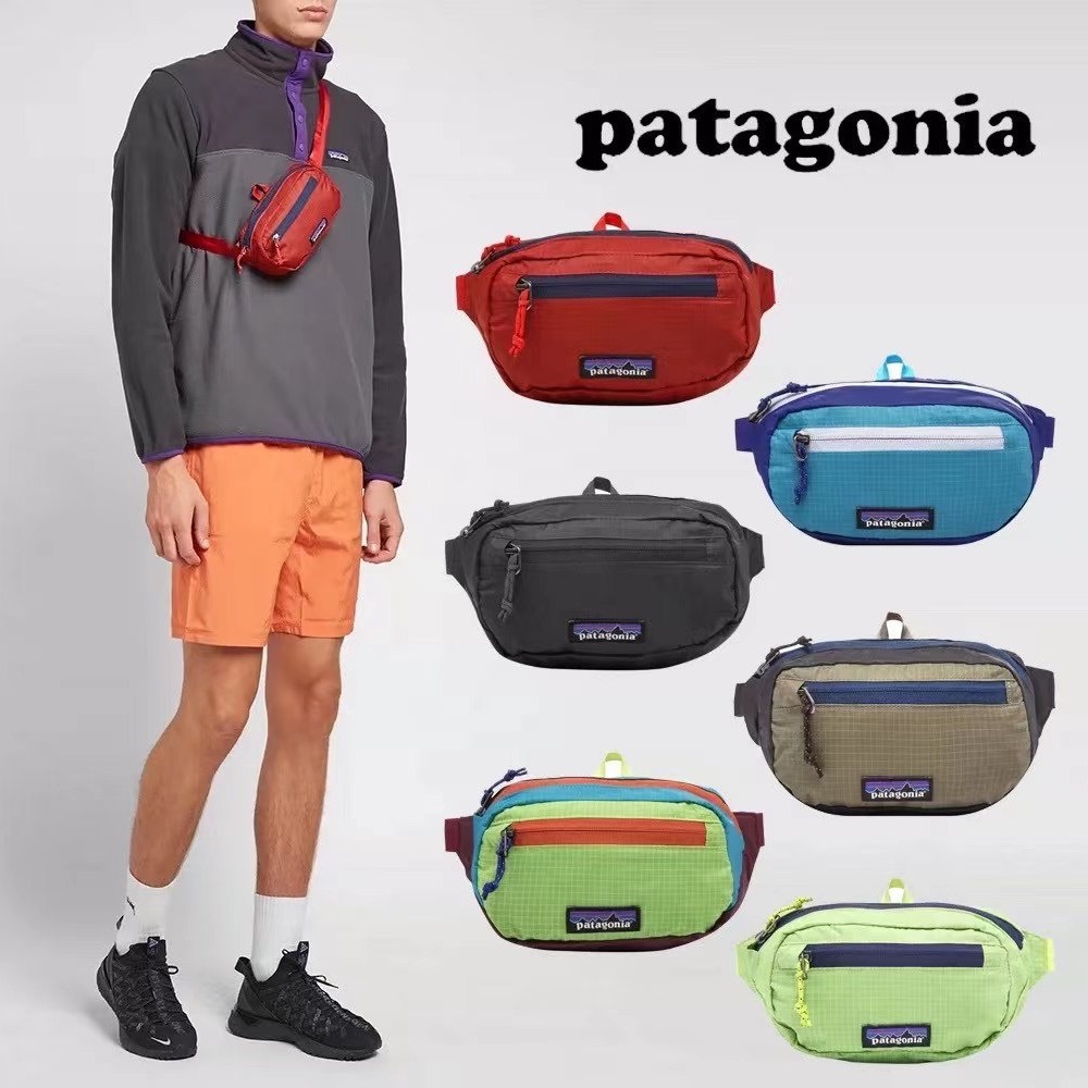 Patagonia กระเป๋าคาดเอวไนลอนพับเก็บกระเป๋าสะพายข้าง