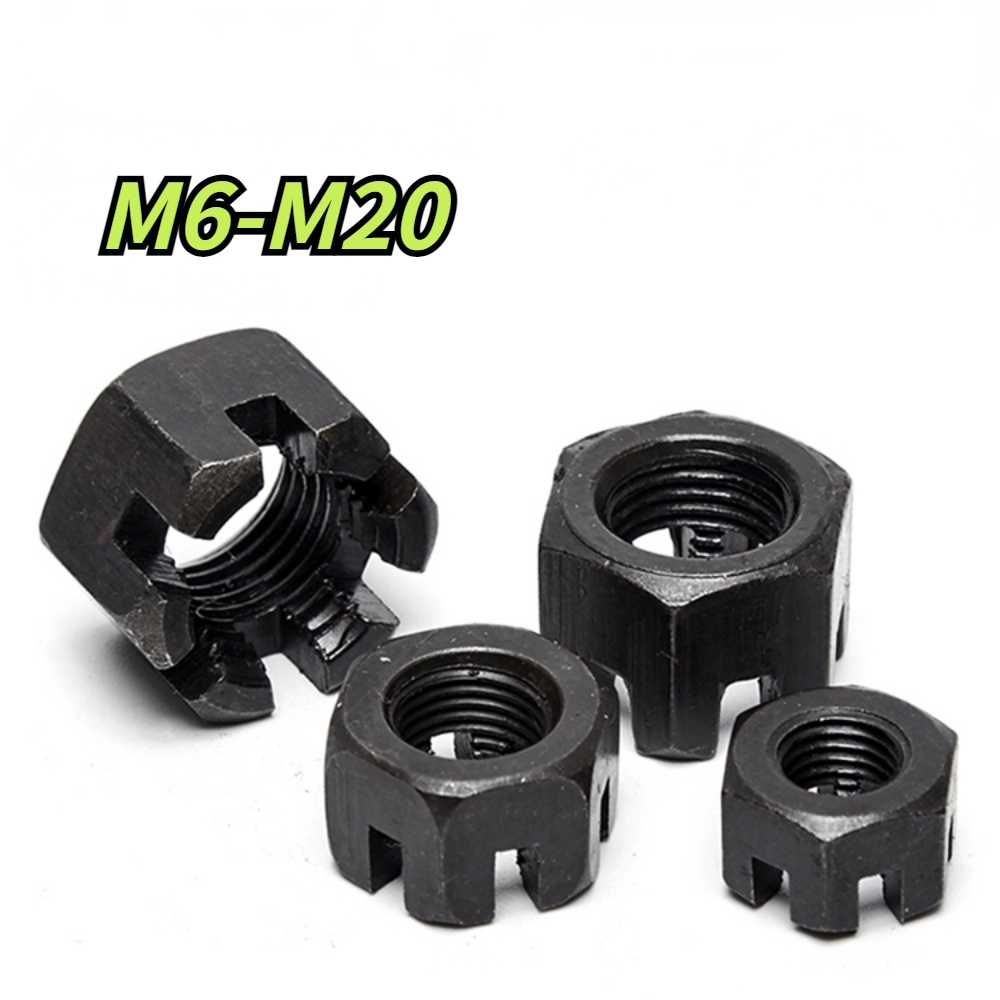 [HNK] น็อตหกเหลี่ยม เหล็กคาร์บอน M6-M42