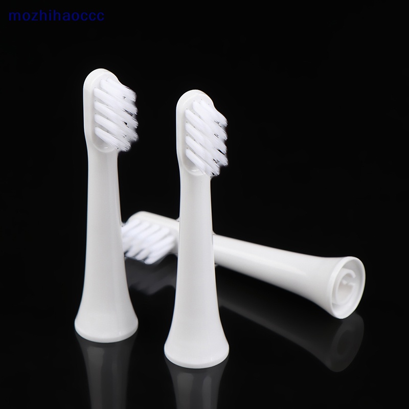[mozh] 3 ชิ้นแปรงสีฟันไฟฟ้าโซนิคสําหรับ T100 ไวท์เทนนิ่งนุ่มสูญญากาศ Replacment หัวทําความสะอาดแปรงขนแปรงหัวฉีด [TH]