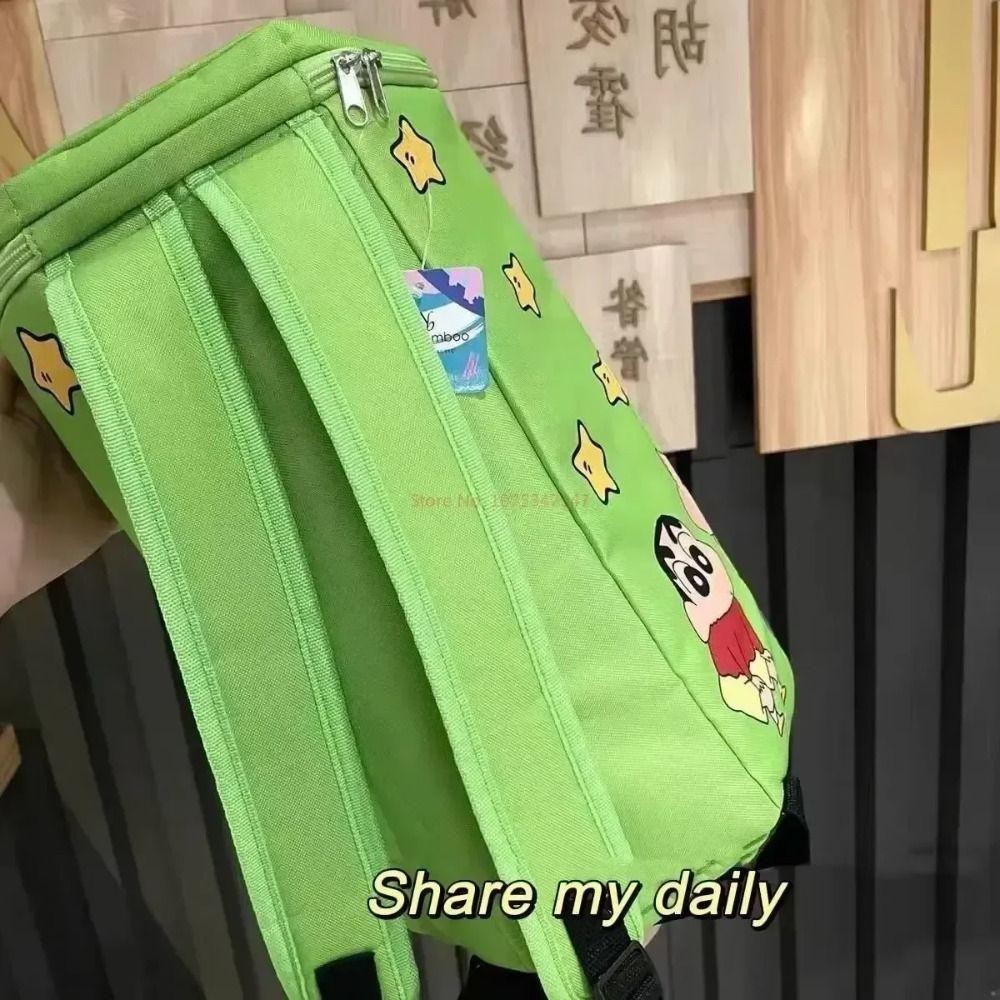 Irra Crayon Shin-Chan กระเป๋าตุ๊กตา, ของขวัญวันเกิดการ์ตูนน่ารักกระเป๋าเป้สะพายหลัง, ตุ๊กตาอะนิเมะของเล่นตุ๊กตาน่ารักด้านบนเปิดซิปกระเป๋าสะพายสาว