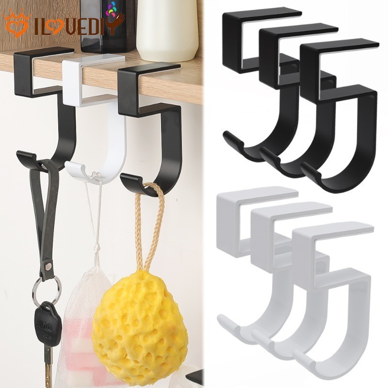 [ Featured ] ตะขอแขวนจัดเก็บของ กันลื่น แบบพกพา สําหรับโต๊ะทํางาน