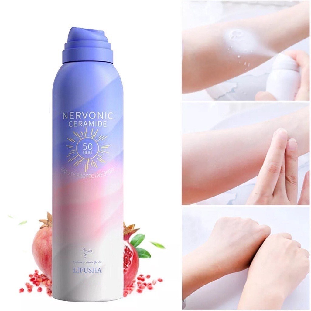 shiny girl🌞สเปรย์กันแดด กันน้ำ กันเหงื่อ ปกป้องผิวจากแสงแดด Sun Body Spray SPF50 PA+++ (150 ml.) kk sale9- L1823