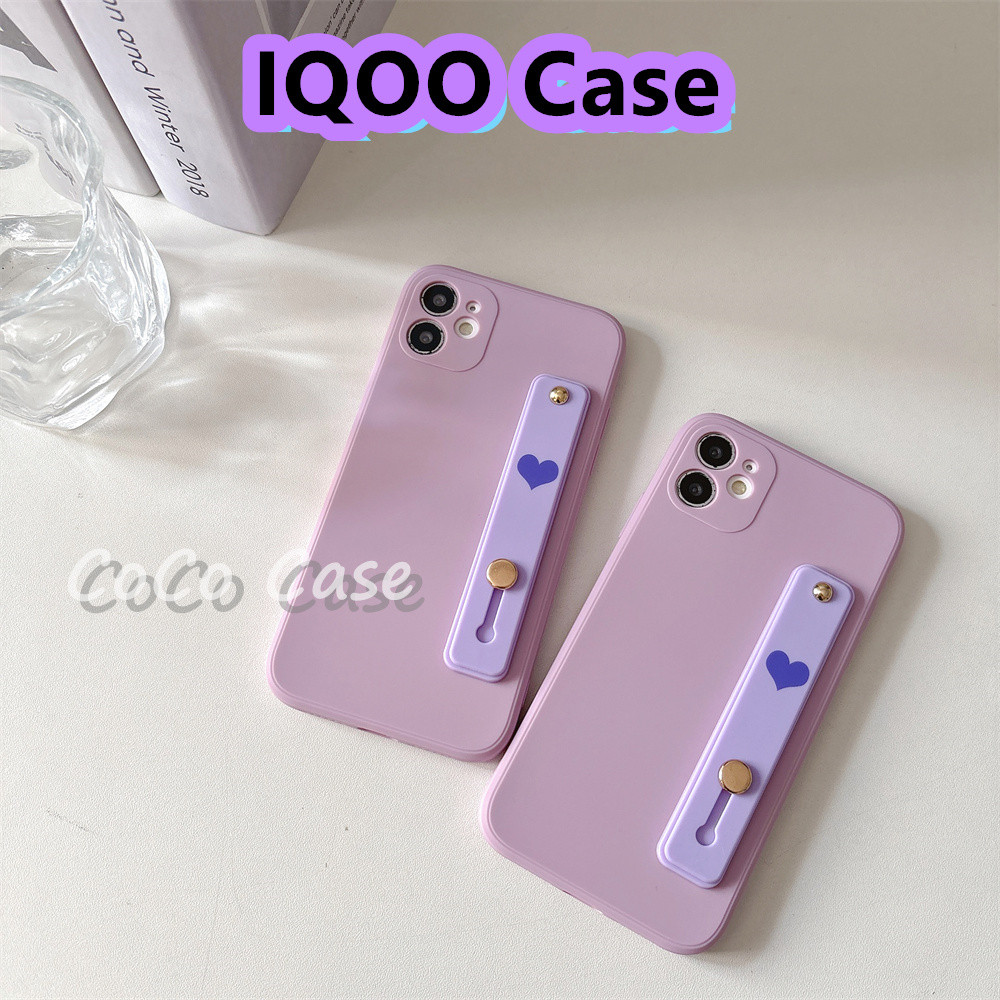 ParityFor IQOO Z7i/Neo 7SE/Neo 20/Z9 Turbo Cover Silicone Full Case Phone Case Cover Purple Dirt Res
