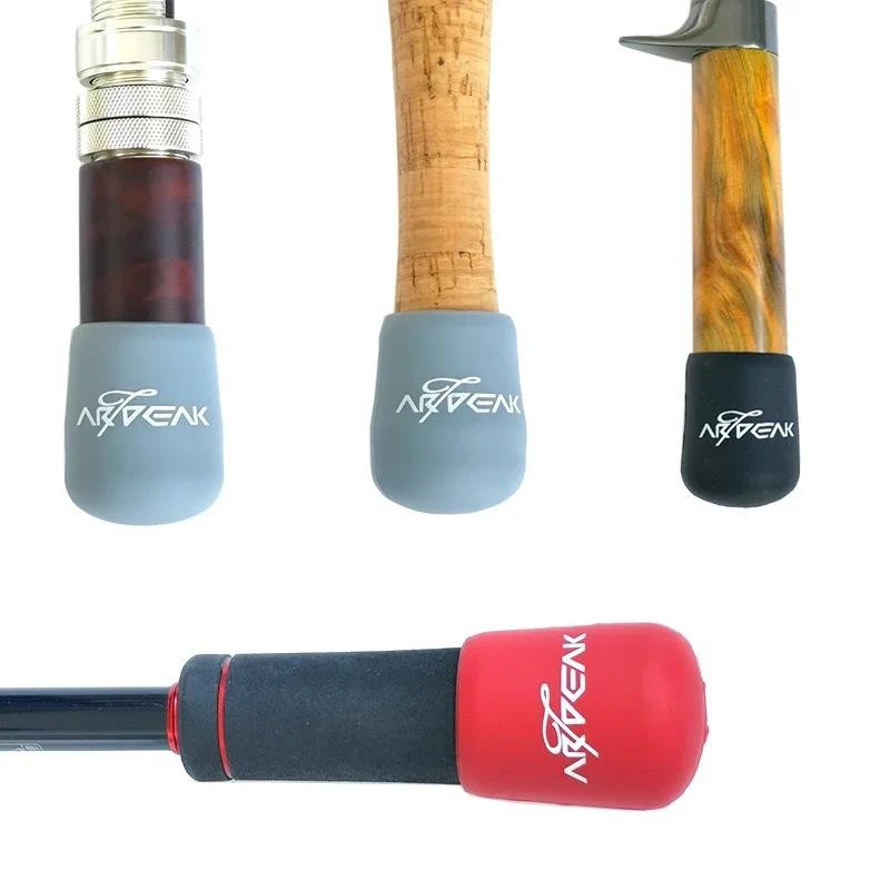 Outkit 1 ชิ้นเบ็ดตกปลาจับป้องกันกรณีซิลิกาเจล Lure Rod ด้านล่าง Protector สุ่ม ColorTackle อุปกรณ์เสริม