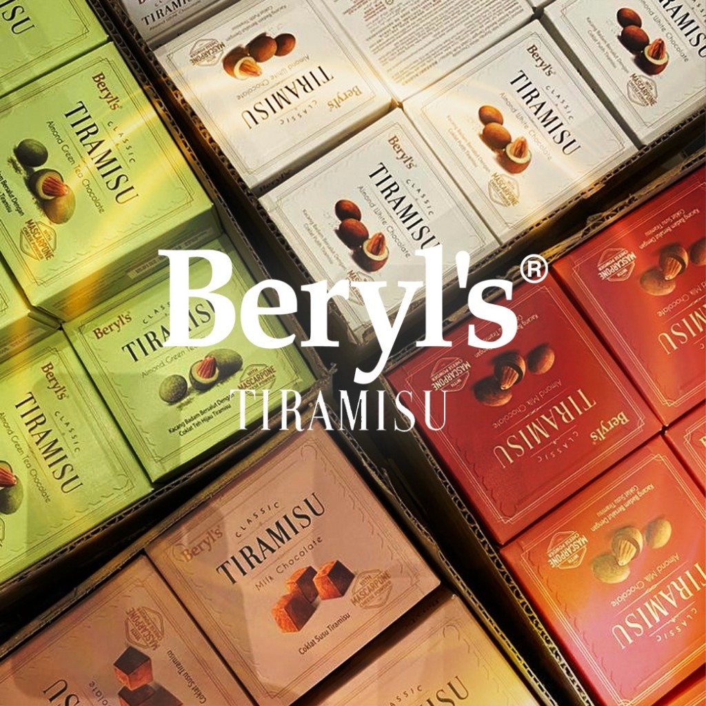 Beryl's Classic Tiramisu Chocolate เบริล ทีรามิสุ ช็อกโกแลตเคลือบอัลมอนด์ 55g