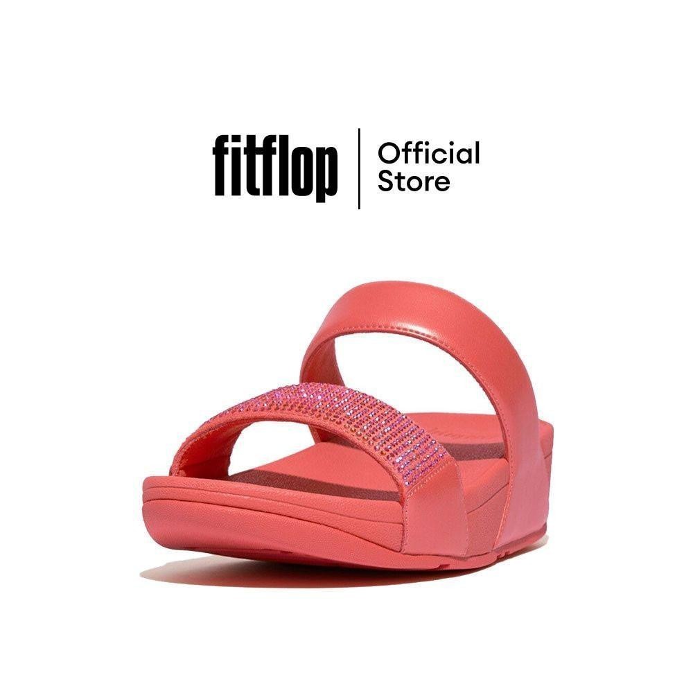 FITFLOP LULU CRYSTAL EMBELLISHED รองเท้าแตะผู้หญิง รุ่น EC4-B09 สี ROSY CORAL