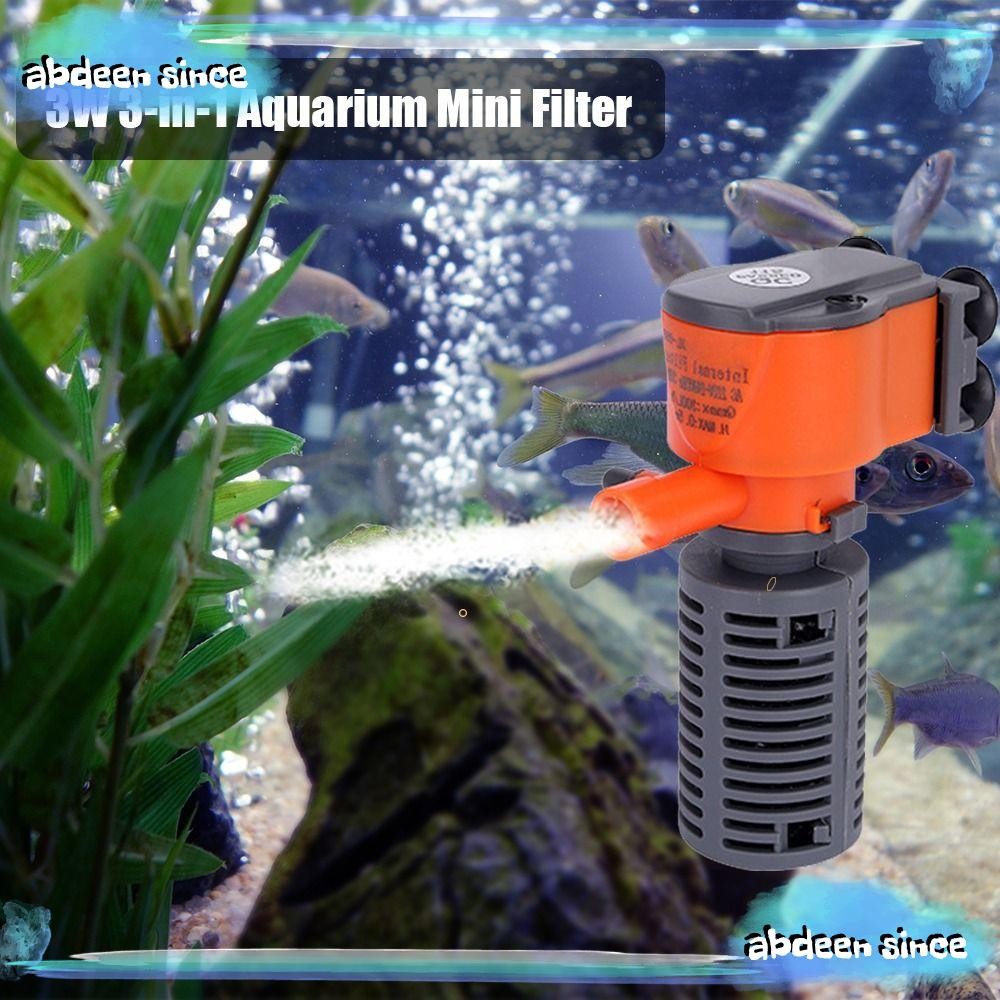 Abdeensince 1 ชิ้นปั๊มน้ํา, Mini AC220-240V ถังปลากรอง,ทนทาน Aquarium Submersible 3 W/5 W 3-in-1 ออกซิเจนปั๊มลมสําหรับถังปลาขนาดเล็ก