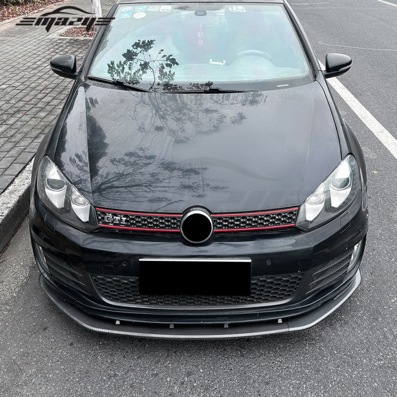 เหมาะสําหรับ Foss VW Golf Golf 6 High 6 Golf MK6 GTI 2008-2012 Front Shovel Front Lipสปอยเลอร์การปรับเปลี่ยน ราคา ถูกที่สุด ดีลบีเคเค แกลเลอรีภาพที่ 3