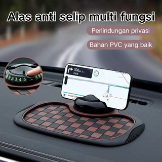 Phone Holder Mobil Anti-Slip Mats Multifungsi Navigasi Mobil Mounts Nomor Parkir Sementara Dashboard Mobil Organizer
