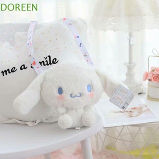 Doreen กระเป๋าสะพายไหล่ลําลอง ผ้ากํามะหยี่ขนนิ่ม ลาย Cinnamoroll เข้ากับทุกการแต่งกาย สไตล์โลลิต้า เหมาะกับของขวัญกลางแจ้ง สําหรับผู้หญิง