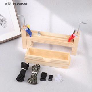 Alittlesearcer ชุดจิ๊กถักสร้อยข้อมือ สายรัดข้อมือ ปรับได้ DIY EN