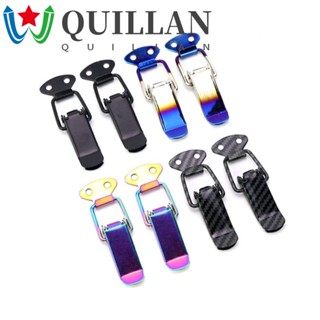 Quillan คลิปตะขอล็อกกันชนหน้ารถยนต์ อุปกรณ์เสริม สําหรับรถแข่ง
