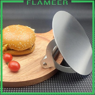 [Flameer] อุปกรณ์กดเบอร์เกอร์ พร้อมด้ามจับ สําหรับทําอาหาร บาร์บีคิว แซนวิช