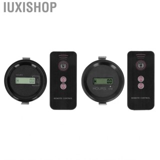 Iuxishop Timer Digital Excavator  LCD Display Data Storage Resettable High Accuracy Hour Meter Gauge for Hyundai 12‑36V