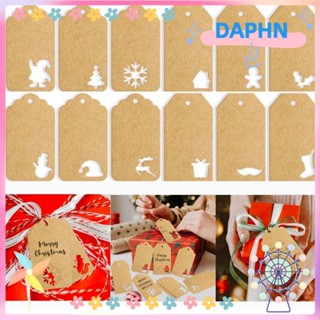 Daphs ป้ายฉลากแขวน รูปซานตาคลอส ต้นคริสต์มาส 48 96 144 ชิ้น