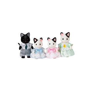 Sylvanian Families ตุ๊กตาครอบครัวแมวถ่าน Fs-05