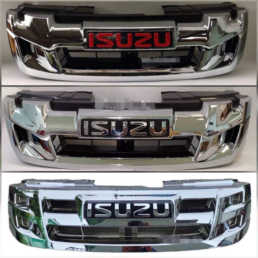 หน้ากระจัง isuzu d-max all new ปี 2012 – 2015 สีชุบโครเมี่ยมมีทั้งตัวสูงและตัวเตี้ย**ครบจบในร้านเดียว** *สิ้นค้าดี*