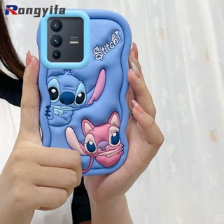 เคสโทรศัพท์มือถือ ซิลิโคนนิ่ม กันกระแทก ลายการ์ตูน Stitch น่ารัก สําหรับ Vivo V23 5G V20 Pro V21 V21S 5G Y17 Y15 Y13 Y12 Y11 2019 Y19 V5 Plus X30 Pro