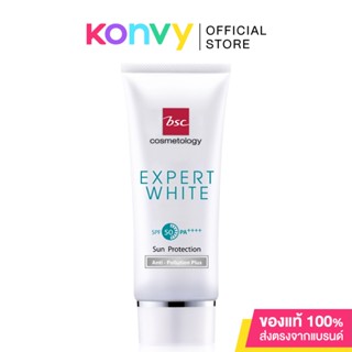 BSC Cosmetology Expert White Sun Protection SPF50/PA++++ Anti-Pollution Plus บีเอสซี ครีมกันแดด.