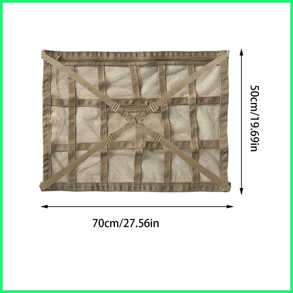 [จัดส่งจากกรุงเทพฯ]🚚กระเป๋าตาข่ายเก็บของ สําหรับติดหลังคารถยนต์ - รูปที่ 3