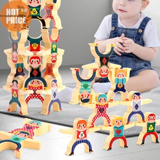 Trtu เกมจิ๊กซอว์ Jenga Blocks Balancing Games ของเล่นเสริมการเรียนรู้ สําหรับเด็ก