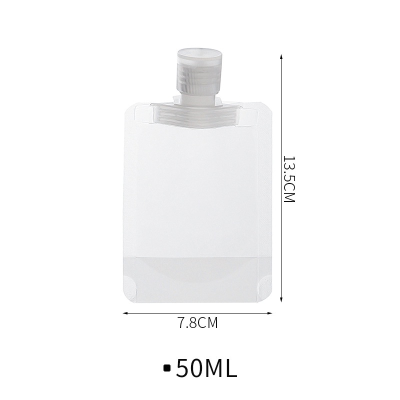 กระเป๋าเครื่องสําอาง โลชั่น เจลอาบน้ํา แชมพู แบบพกพา ขนาด 50 มล. 100 มล.