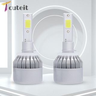 Tcuteit 2 ไฟตัดหมอก 4000LM IP68 กันน้ํา 6,000K 40W สําหรับรถยนต์