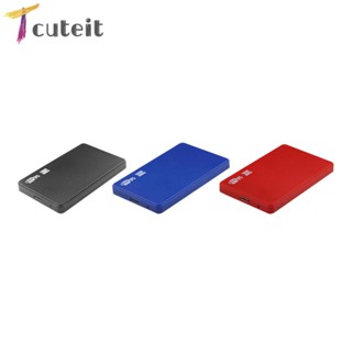 Tcuteit กล่องฮาร์ดไดรฟ์ USB 3.0 2.5 นิ้ว Serial Port SATA 3.0 SSD