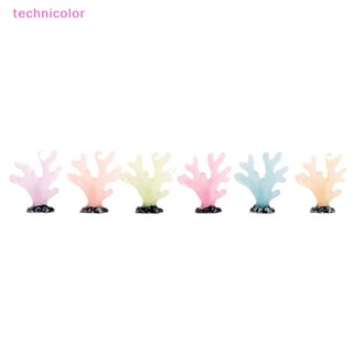 [technicolor] ฟิกเกอร์ปะการังเรซิ่นเรืองแสง DIY สําหรับตกแต่งบ้าน และสวน