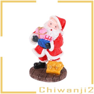 [Chiwanji2] พร็อพถ่ายรูป ลายซานตาคลอส คริสต์มาส สไตล์วินเทจ สําหรับตั้งโต๊ะ