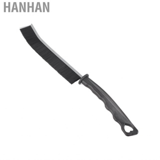 Hanhan Handheld Groove Cleaning Brushes  Durable Easy To Use Black Gap Brush PE Alloy Soft for Home