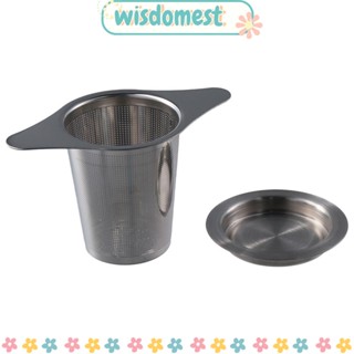 Wisdomest ที่กรองชากาแฟ แบบตาข่าย ใช้ซ้ําได้ สําหรับบ้าน