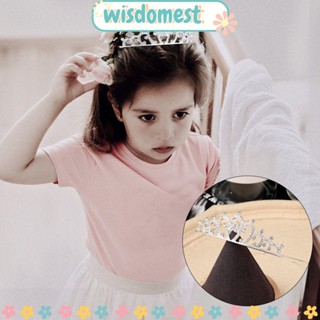 WISDOMEST ที่คาดผม ประดับคริสตัล แฟชั่นเจ้าสาว สําหรับงานแต่งงาน