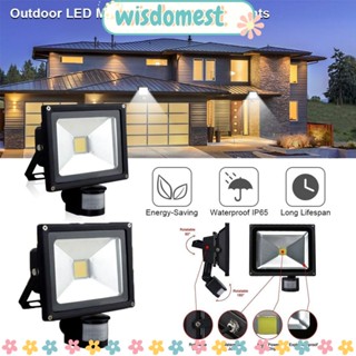 Wisdomest โคมไฟติดผนังอัจฉริยะ LED 10W 20W 30W 50W สําหรับกลางแจ้ง