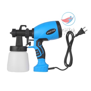 550W Electric Spray  800ml High Pressure Paint Sprayer 3 Spray Patterns Flow Rate Control with 2.5mm Plastic Nozzle for Painting Furniture Fence Car Bicycle