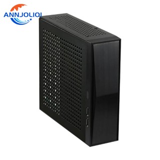 Ann FH05 Host Mini ITX เคสคอมพิวเตอร์ USB2 0 แบบโลหะ สําหรับบ้าน ออฟฟิศ