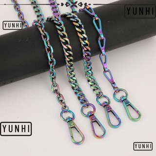 Yunhi สายโซ่โลหะ ทนทาน แบบเปลี่ยน สําหรับกระเป๋าถือ กระเป๋าสะพายไหล่ DIY