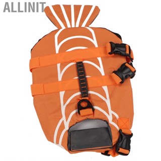 Allinit Dog Life Preserver Adjustable Ergonomics Safe Floatation Swimming Vest Jacket