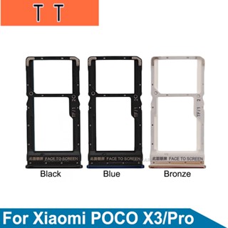  ช่องใส่ซิมการ์ด แบบเปลี่ยน สําหรับ Xiaomi POCO X3 X3Pro 1 ชิ้น