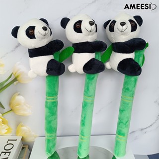 Ameesi ของเล่นตุ๊กตาแพนด้า ไม้นวดไหล่ เคาะหลัง แบบแมนนวล ทําจากไม้ไผ่ สร้างสรรค์ สําหรับเด็ก