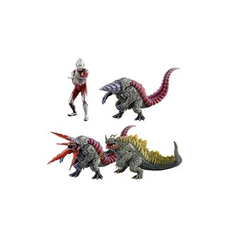 Kaiyodo Miniq Shin Ultraman กล่องเพ้นท์สี Abs Pvc Mqn034B 6 ชิ้น