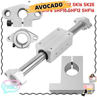 Avocarr เพลาเราเตอร์ CNC อะลูมิเนียมอัลลอย ทนทาน สําหรับเครื่องพิมพ์ SK8 SK10 SK12 SK16 SK20 XYZ Desk SHF8 SHF10 SHF12 SHF16 1 ชิ้น