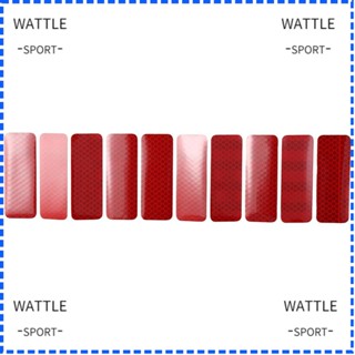 Wattle สติกเกอร์เทปสะท้อนแสง ทรงสี่เหลี่ยมผืนผ้า เพื่อความปลอดภัย สําหรับติดตกแต่งรถยนต์