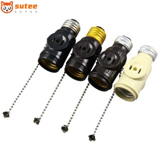 Sutee อะแดปเตอร์หลอดไฟ LED 110-250 V ABS 6A อุปกรณ์เสริม