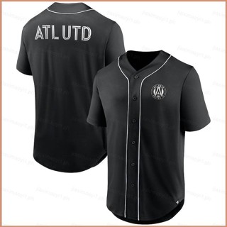 เสื้อคาร์ดิแกนเบสบอล พลัสไซซ์ 23 MLS Atlanta United FC Jersey Button Down