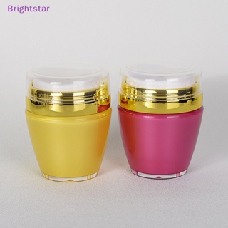 Brightstar ขวดปั๊มเปล่า เติมได้ กันรั่ว สําหรับใส่โลชั่น ครีม เครื่องสําอาง เดินทาง ใหม่