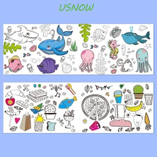 Usnow สติกเกอร์วาดภาพระบายสี DIY สําหรับเด็กอนุบาล