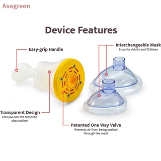 [Asegreen] ชุดอุปกรณ์ช่วยหายใจ แบบใส แบบพกพา สําหรับกู้ภัย